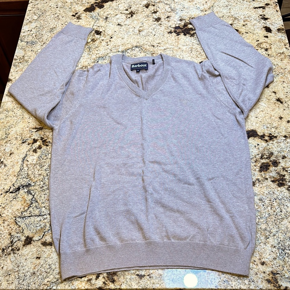 Barbour V Neck Sweater